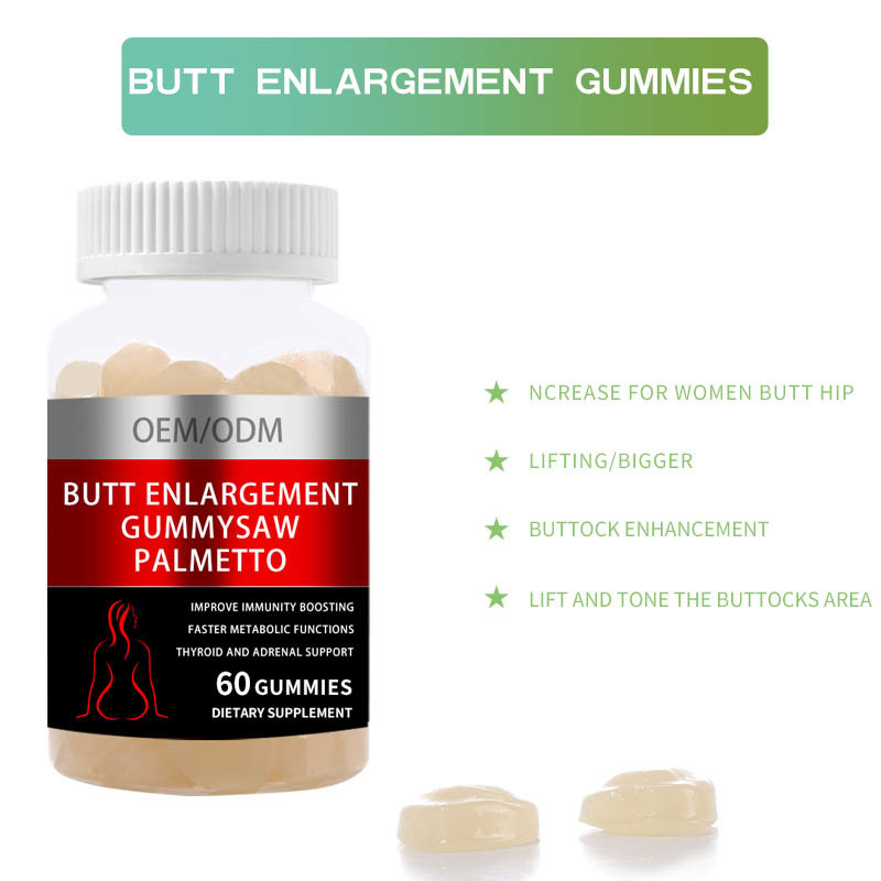 HACCP Butt Breast Meningkatkan Black Maca Female Enhancement Gummies Untuk Mengangkat Pinggul Pantat