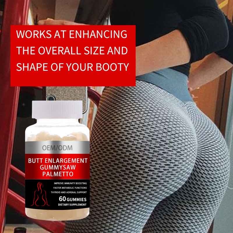 HACCP Butt Breast Meningkatkan Black Maca Female Enhancement Gummies Untuk Mengangkat Pinggul Pantat
