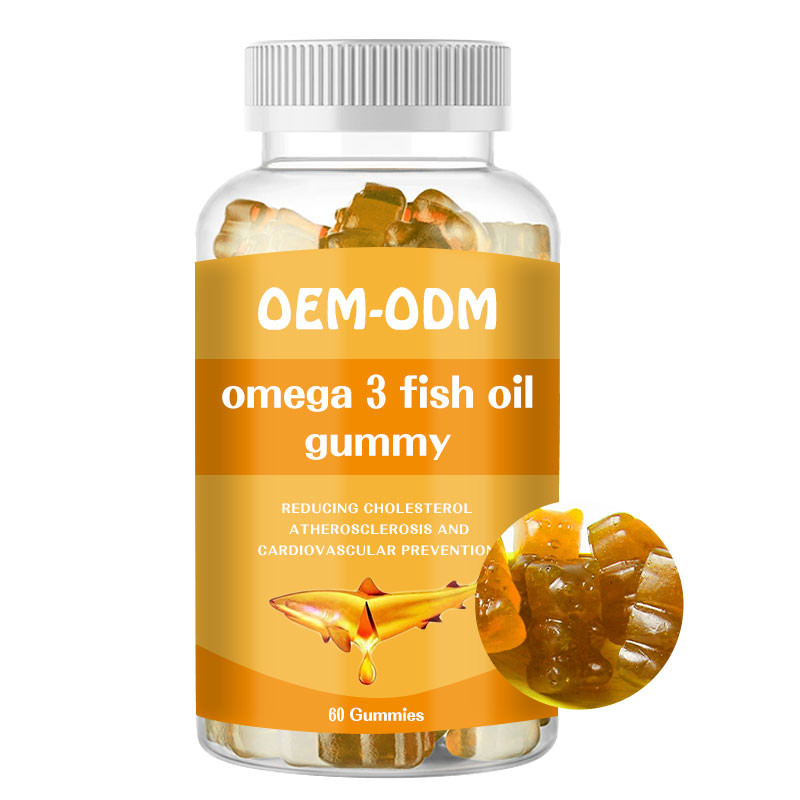 Omega 3 Minyak Ikan Softgels EPA DHA Cod Liver Oil Pills Gummy Untuk Anak-Anak Dewasa