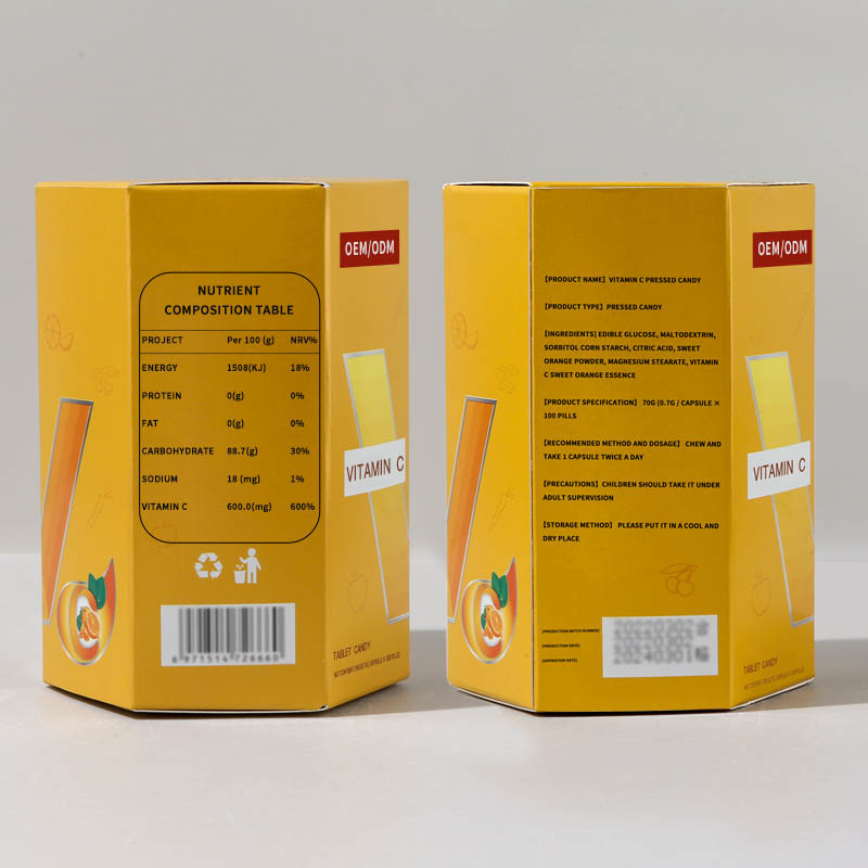 Private Label vegan Biotin Vitamin Gummies Vitamin C Permen Untuk Kekebalan Didukung