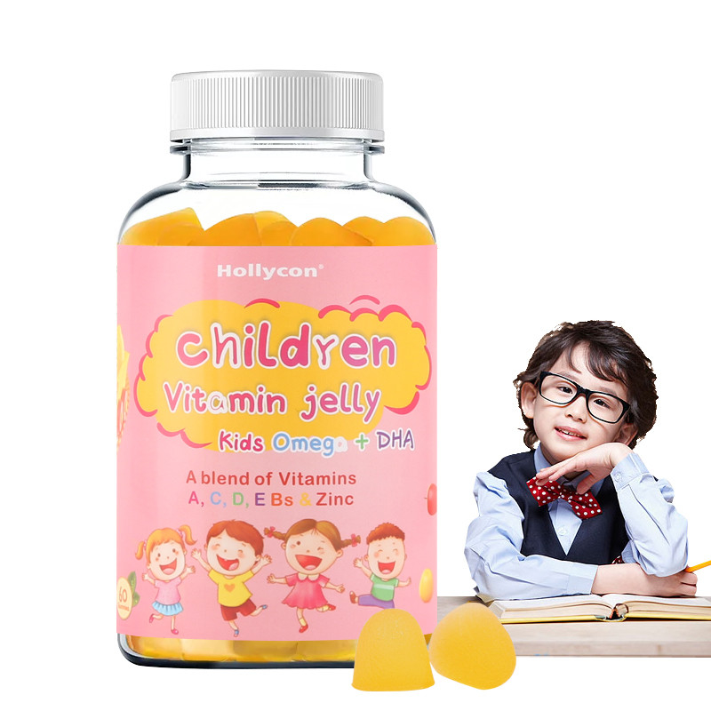 Suplemen Kesehatan Multivitamin OEM Harian 60 Zinc Bear Gummy Vitamin C Untuk Anak-Anak