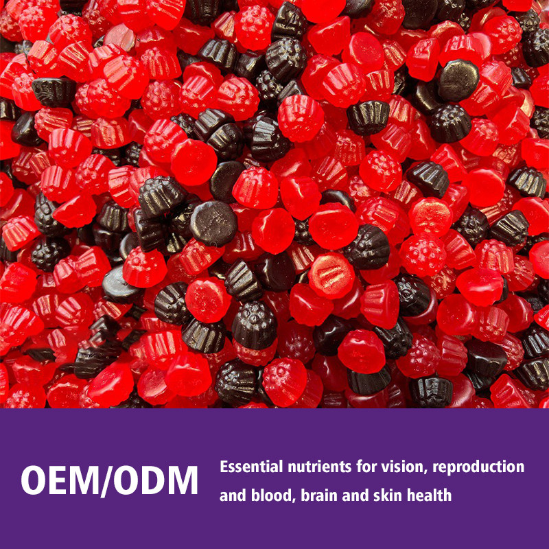 Suplemen Rasa Kustom OEM Vitamin E Gummies Kesehatan Tulang Dan Gummies Dukungan Kekebalan Tubuh