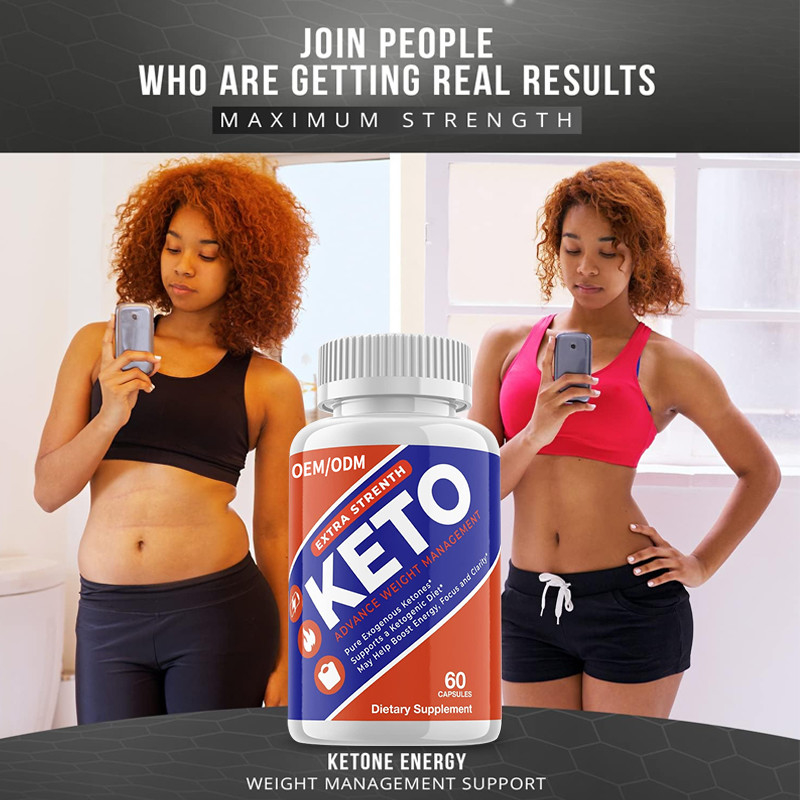 FDA Keto Slim Capsules Weight Fat Management Loss Suplemen Keto Untuk Wanita Dan Pria