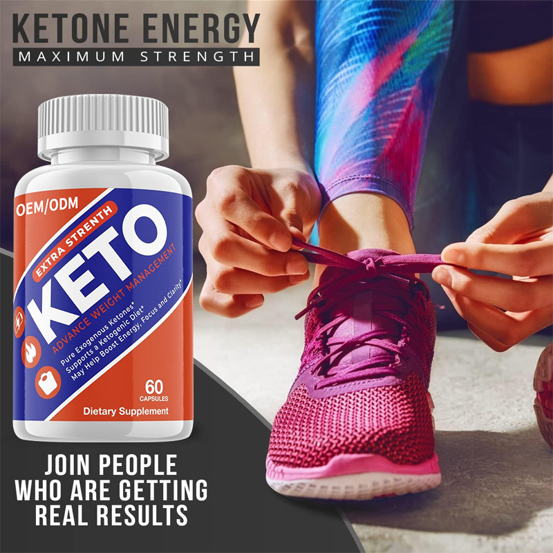 FDA Keto Slim Capsules Weight Fat Management Loss Suplemen Keto Untuk Wanita Dan Pria