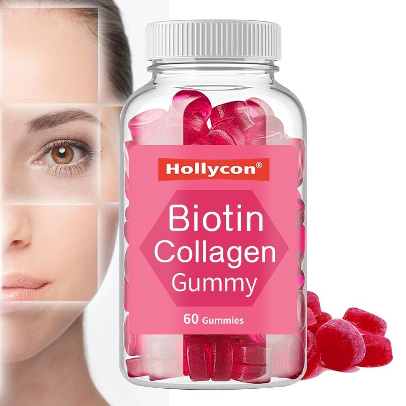 Vitamin Alami Gummies Biotin Pertumbuhan Rambut Untuk Rambut Kulit Kuku Biotin Vitamin Gummies