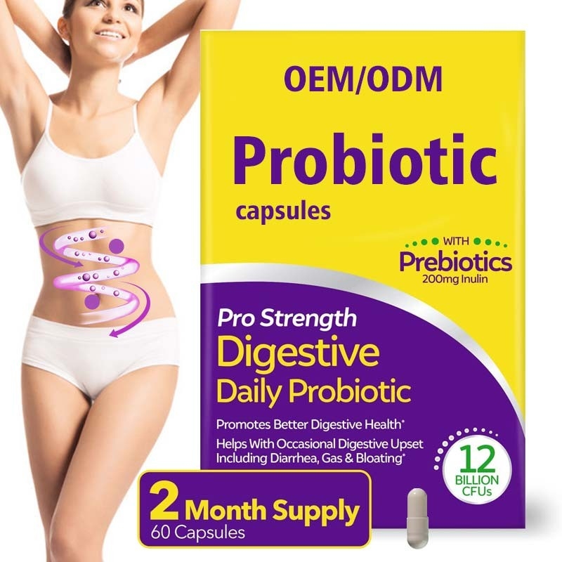 Suplemen Pemotong Lemak Probiotik Untuk Wanita Pria 60 Kapsul Non GMO Bebas Gluten