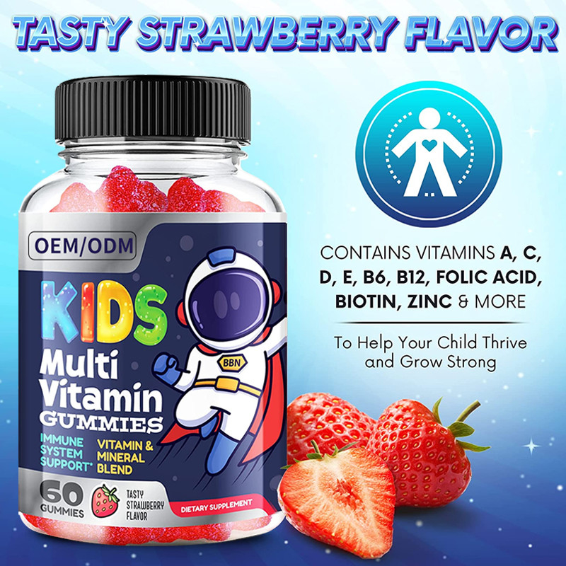 Anak-anak Multivitamin Gummy Semua 13 Vitamin Penting Mineral Utama Mendukung Kekebalan Tubuh Suplemen Makanan
