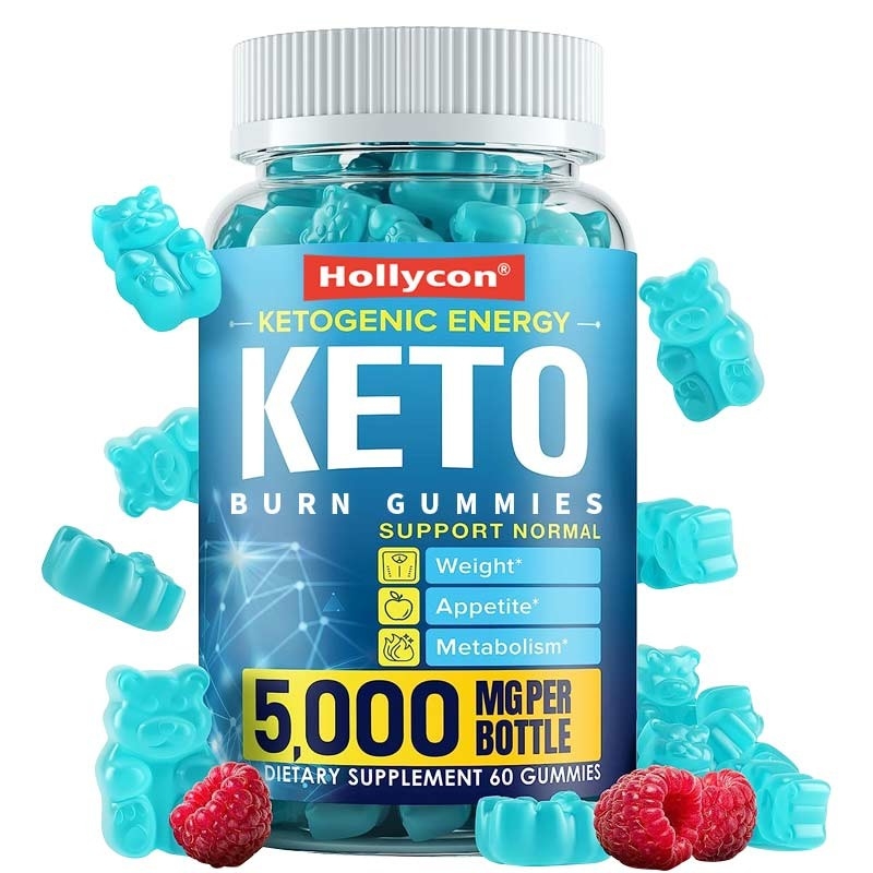 HACCP Keto Burn Gummies 5000 mg Extra Strength Keto Snack Gummies Meningkatkan Metabolisme Keto Vitamin