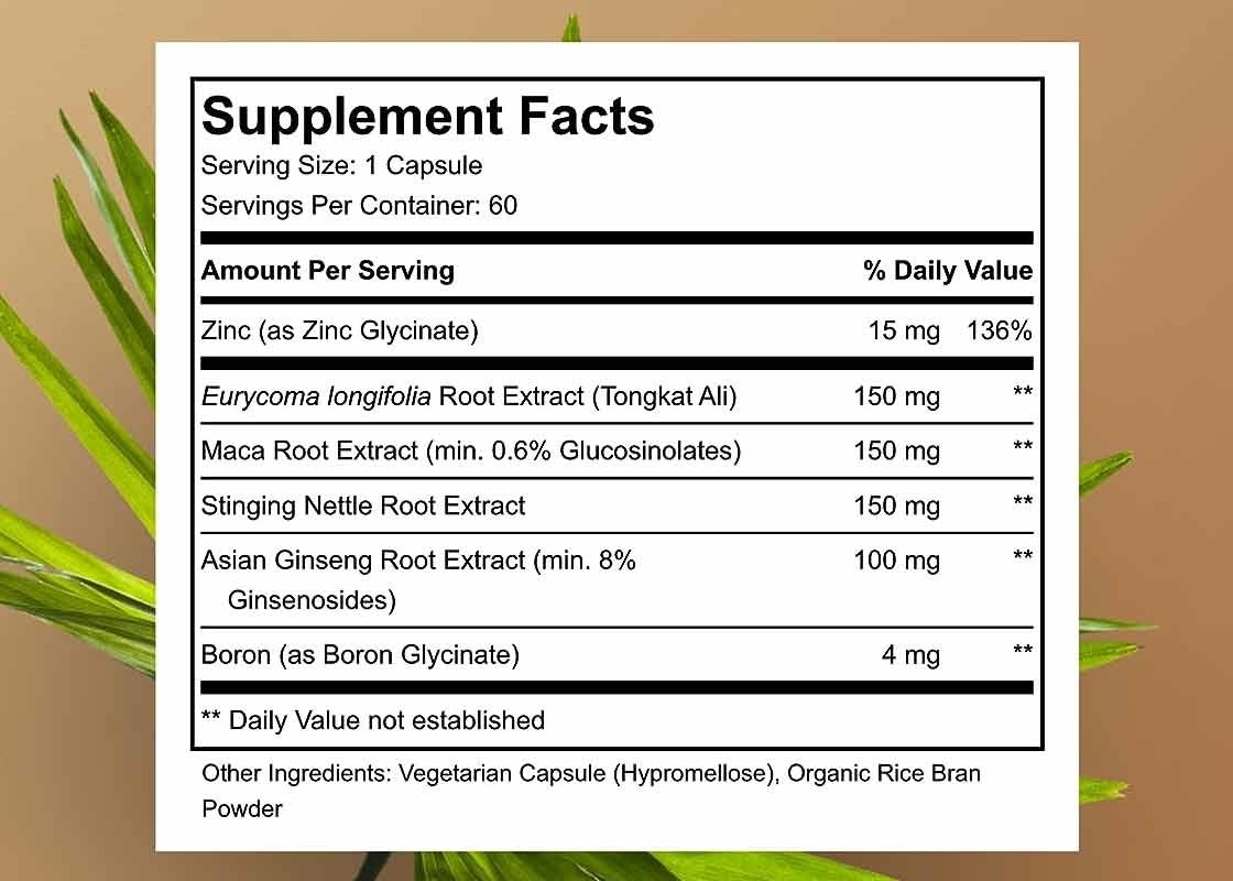 Tongkat Ali Root Extract Male Health Capsule Untuk Kinerja Dan Suplemen Herbal Dukungan Pria Alami