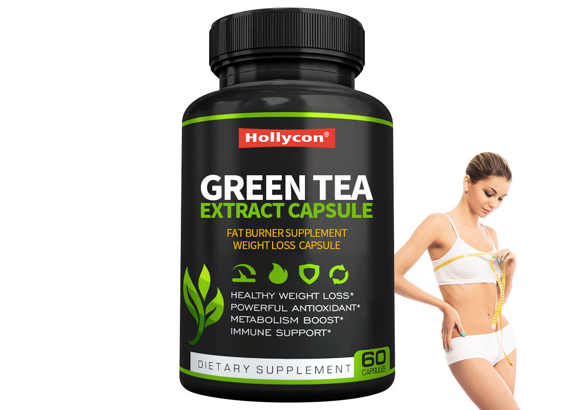 HALAL Green Tea Extract Capsule Suplemen Diet Membantu Mencegah nafsu makan Mencegah Kelaparan Kapsul Penghilang Berat Badan