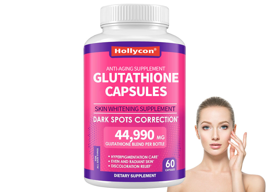 OEM Glutathione Kapsul Bantuan Untuk Bahkan Kulit Tone Kulit Pill Whitening Anti Aging Suplemen