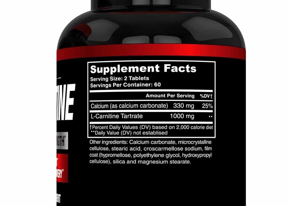 Makanan Grade L-Carnitine Tablet Bantuan Untuk Meningkatkan Tingkat Metabolik Kekuatan Otot Pembangun Otot Suplemen