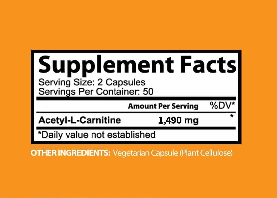 COA L-Carnitine Kapsul Untuk Memori Dan Fokus Produksi Energi Alam Kapsul Sayuran