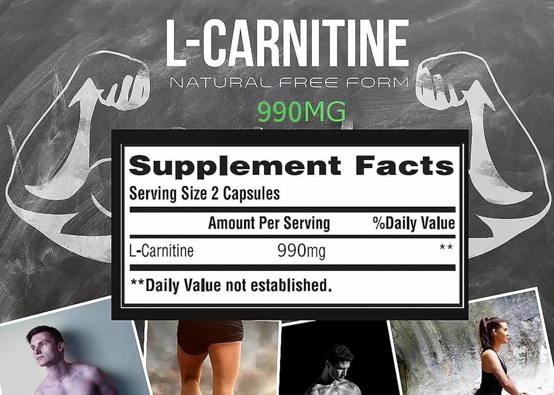 Private Label L-Carnitine Kapsul 200 Pil Bantuan Untuk Membakar Lemak Sayuran Kapsul Dukungan