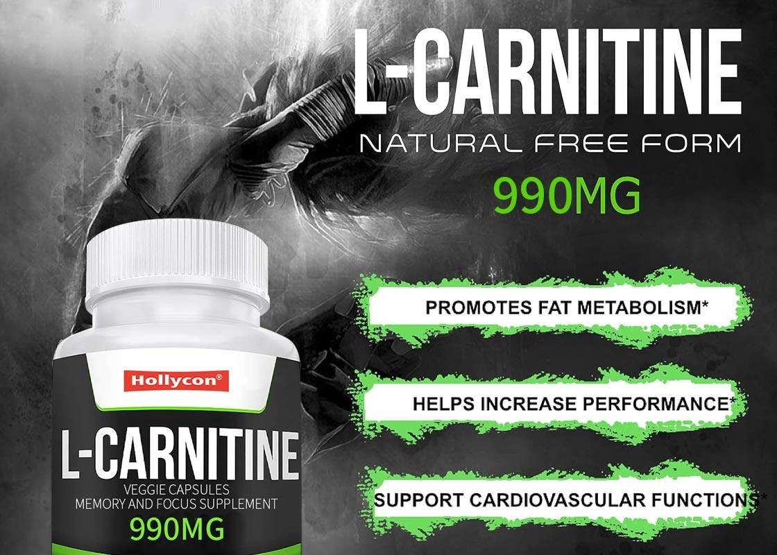 Private Label L-Carnitine Kapsul 200 Pil Bantuan Untuk Membakar Lemak Sayuran Kapsul Dukungan