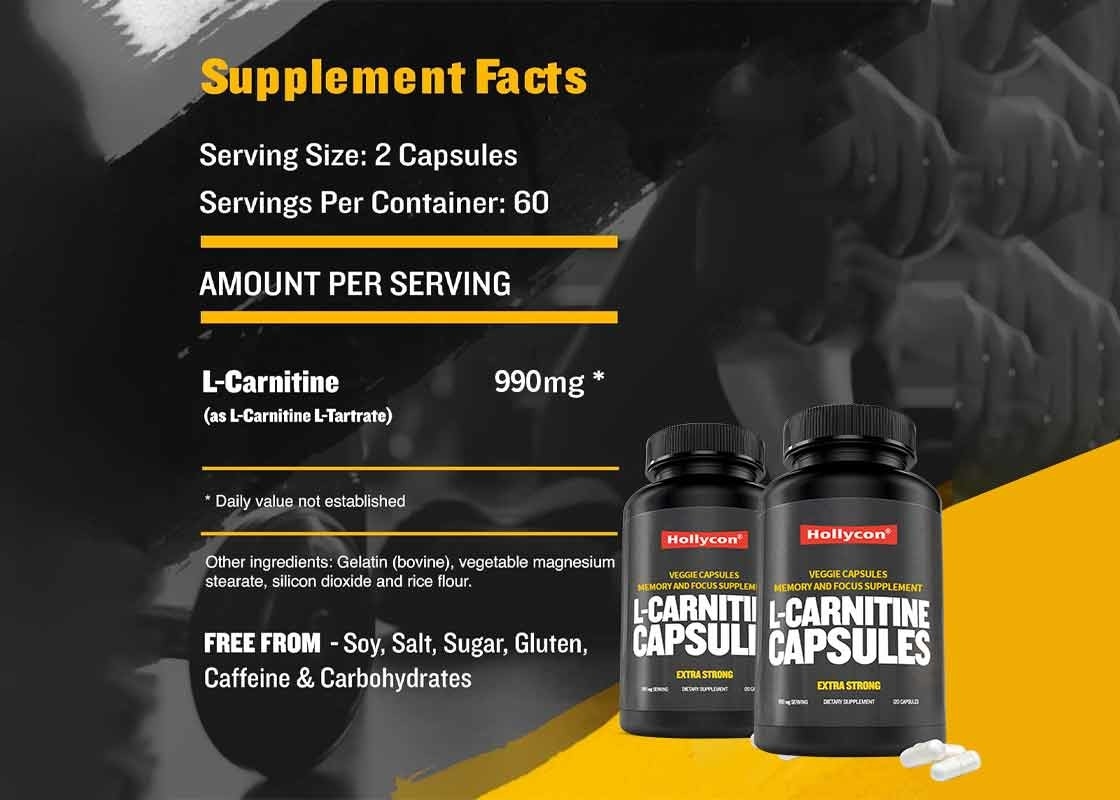 GMPC L-Carnitine Capsules Membantu Meningkatkan Kejernihan Mental Dan Fokus Memori Fokus Suplemen