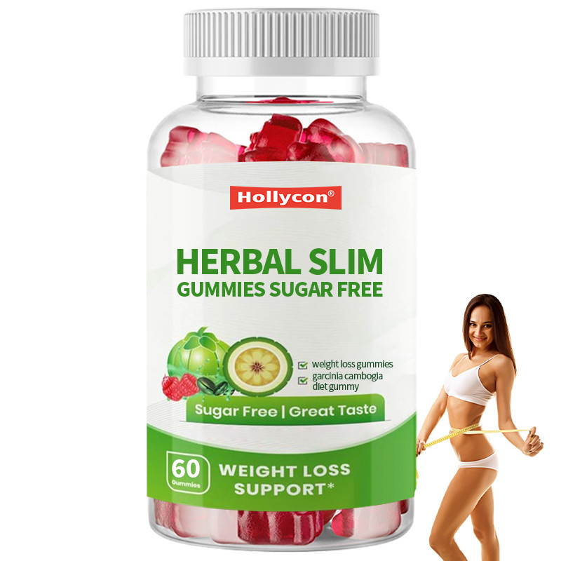 Sesuaikan Herbal Slim Gummies Gula Bebas Berat Badan Gummies Apple Cider Vinegar Garcinia Cambogia Diet Gummy