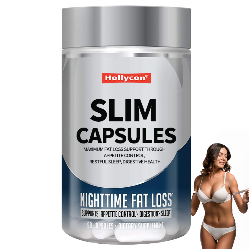 OEM Suplemen Penurunan Lemak Maksimal Dukungan Melalui Kontrol nafsu makan, Tidur Nyaman, Kesehatan Pencernaan Slim Kapsul