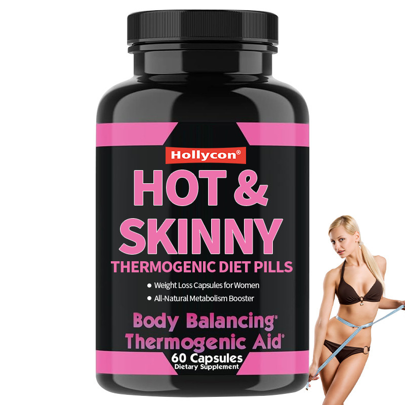 OEM All-Natural Metabolism Booster Hot Skinny Thermogenic Diet Pills Weight Loss Capsules Untuk Wanita