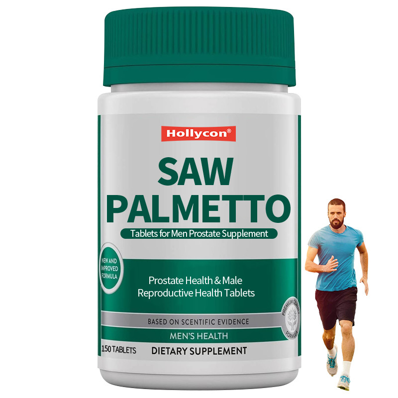 OEM Saw Palmetto Tablet Untuk Pria Suplemen prostat Kesehatan prostat & Kesehatan Reproduksi Pria Tablet
