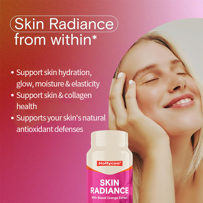 OEM Kapsul Radiance Kulit Oranye Darah Ekstrak Kolagen Suplemen Kulit Vitamin C Vitamin E Kapsul