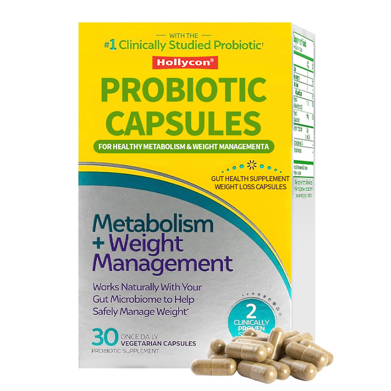 Probiotik Kapsul Untuk Metabolisme Sehat Pengelolaan Berat Badan Kesehatan usus Suplemen Penurunan Berat Badan Kapsul