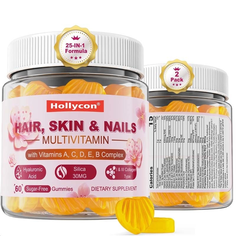 OEM & ODM Dukungan Permen karet Bahan alami untuk wanita Multivitamin Permen karet bebas gula