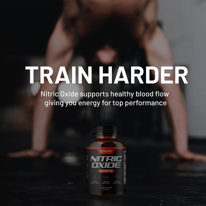 OEM Kapsul Nitric Oxide Meningkatkan Energi Pra-Workout Meningkatkan Pemulihan Otot Pasca-Pekerjaan