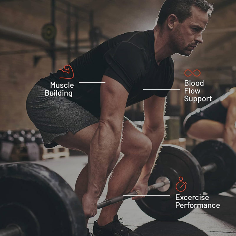OEM Kapsul Nitric Oxide Meningkatkan Energi Pra-Workout Meningkatkan Pemulihan Otot Pasca-Pekerjaan