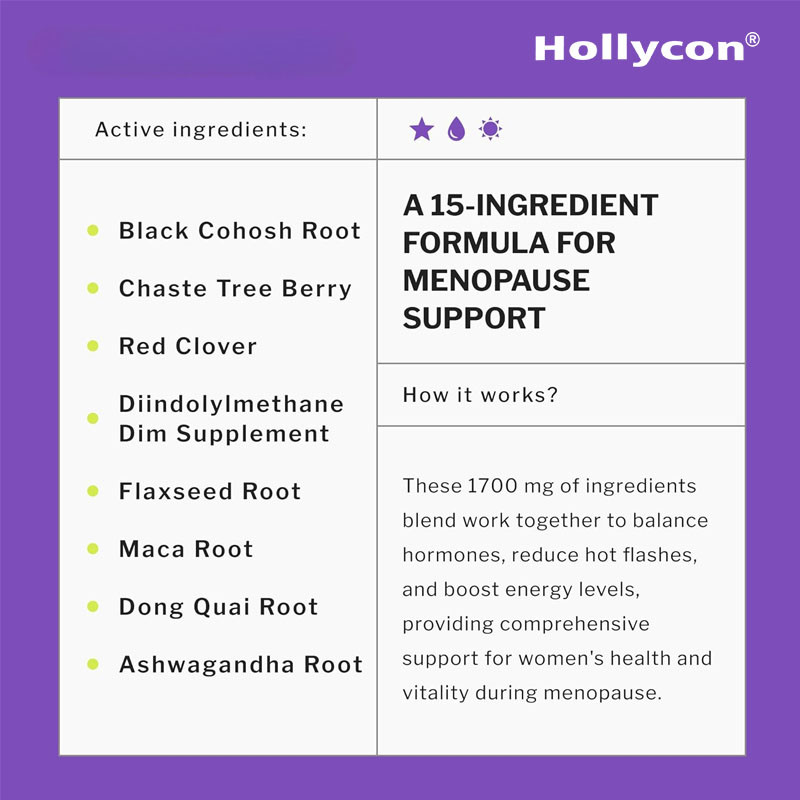OEM& ODM Hormonal Balance Kesehatan usus untuk wanita Menopause Relief Health Capsules