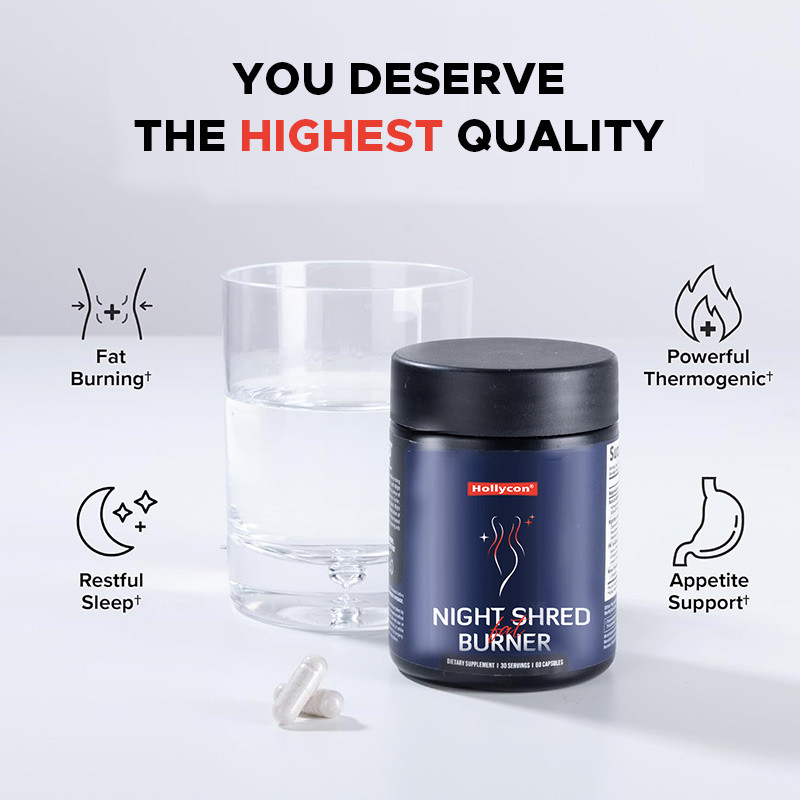 Night Shred Fat Burner dan Natural Sleep Support cepat menurunkan berat badan nafsu makan Suppressant Slimming Capsules
