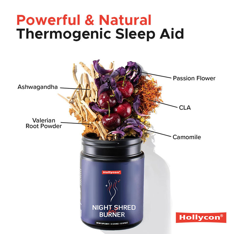 Night Shred Fat Burner dan Natural Sleep Support cepat menurunkan berat badan nafsu makan Suppressant Slimming Capsules