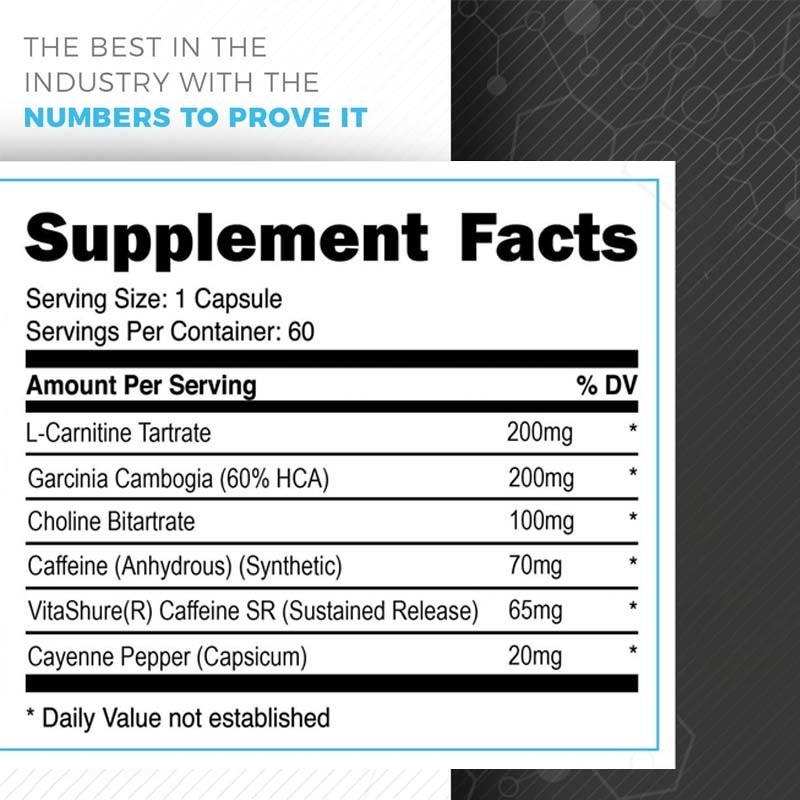 OEM Dukungan Thermogenic Fat Burner untuk Orang Dewasa Pill nafsu makan Energi Booster Kapsul