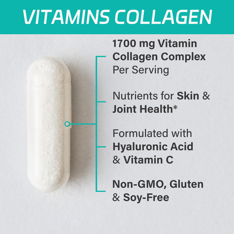 OEM Dukungan Kolagen untuk Wanita Pria Multi Kolagen Pil Vitamin Kolagen Kapsul
