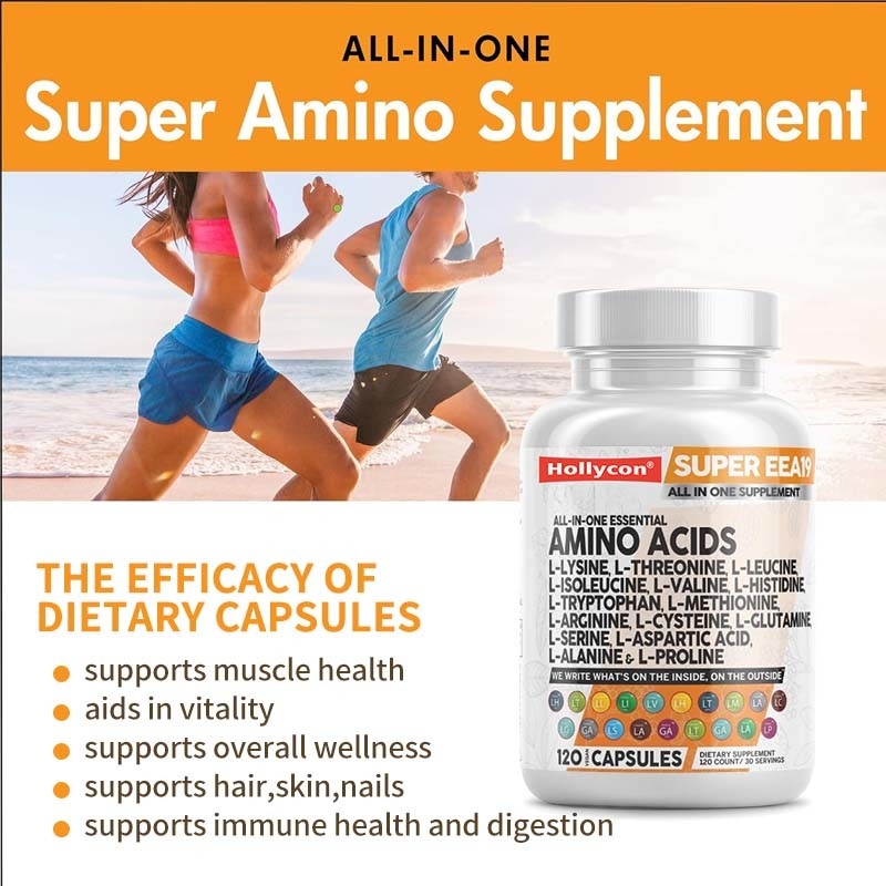 OEM Dukungan Suplemen Arginine L-arginine Kapsul untuk Asam Amino Dewasa Kapsul