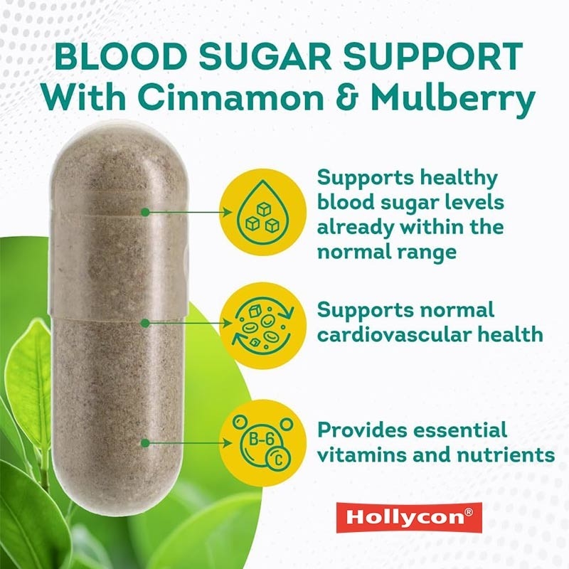 OEM Suplemen Dukungan Gula Darah Normal Kayu manis Melon pahit Mulberry Seng Biotin Vitamin Herbal Suplemen