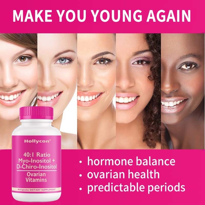 OEM Ovarian Support Vitamin Hormon Balance untuk Wanita Ovarian Vitamin Kapsul
