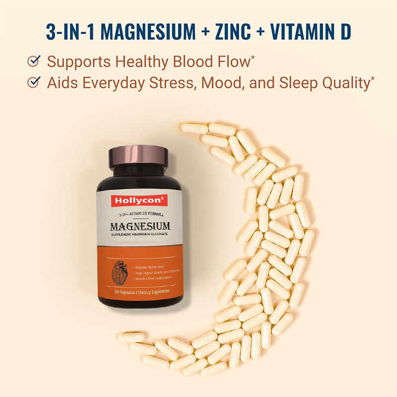 Supplier Magnesium Glycinate Kapsul Magnesium Suplemen Membantu tidur Membantu kesehatan tulang jantung Meningkatkan kekebalan