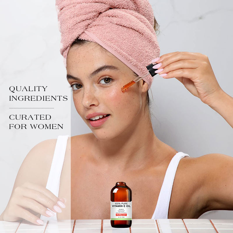 OEM 100% Pure Vitamin E Oil Drops untuk Peremajaan Kulit dan Pencegahan Luka