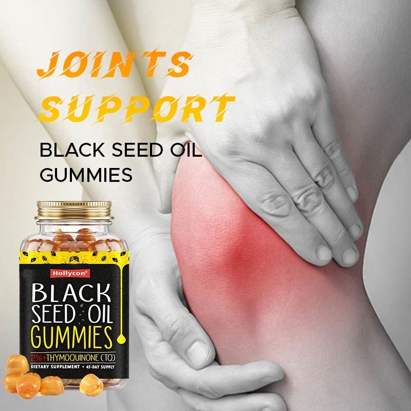 OEM Black Seed Oil Gummies Untuk Sendi Dukungan 500mg Black Seed Oil Gummies