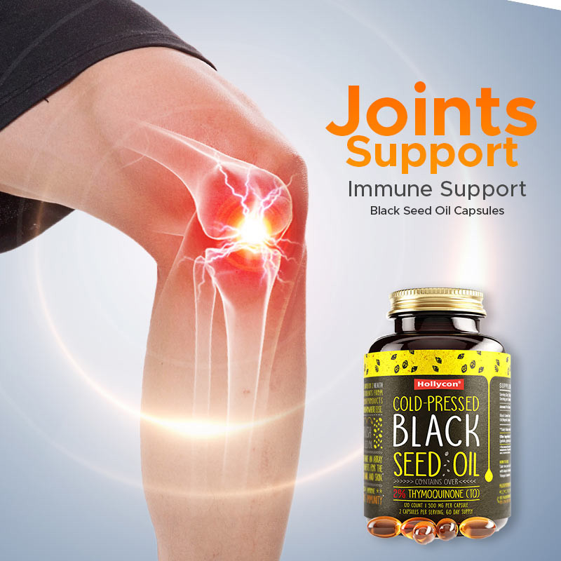 Minyak Benih Hitam Softgels 1000mg Minyak Benih Kimun Hitam Untuk Dukungan Imun