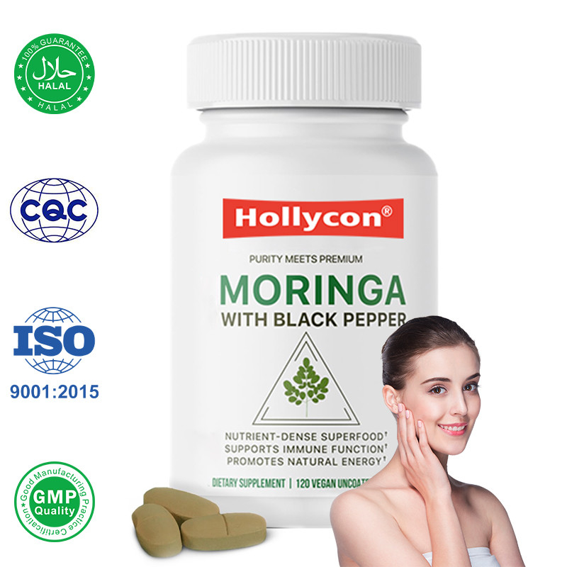 Tablet Moringa Organik Dukungan Kekebalan Tambah Energi dan Meningkatkan Penyerapan