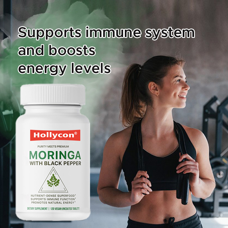 Tablet Moringa Organik Dukungan Kekebalan Tambah Energi dan Meningkatkan Penyerapan