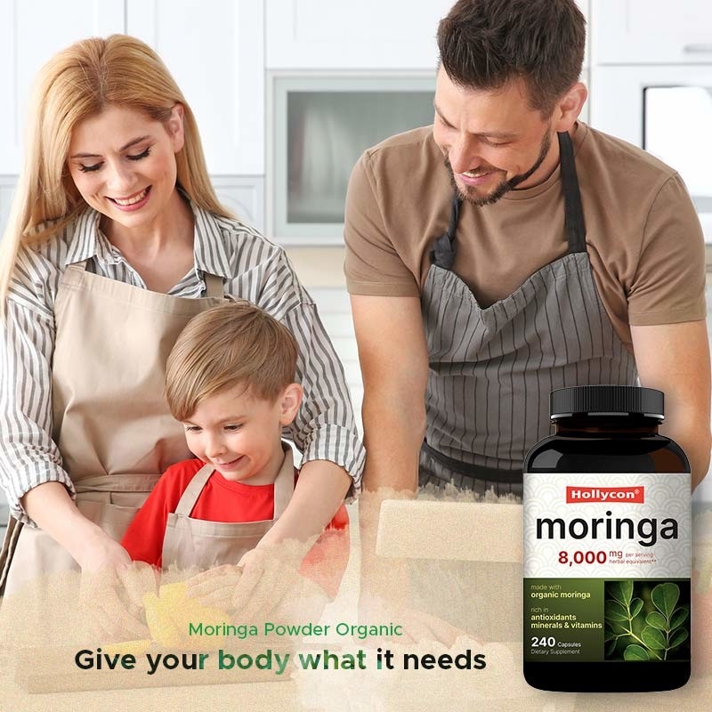 Ekstrak Daun Moringa Ekstrak Kesehatan Kulit OEM Antioksidan Imun