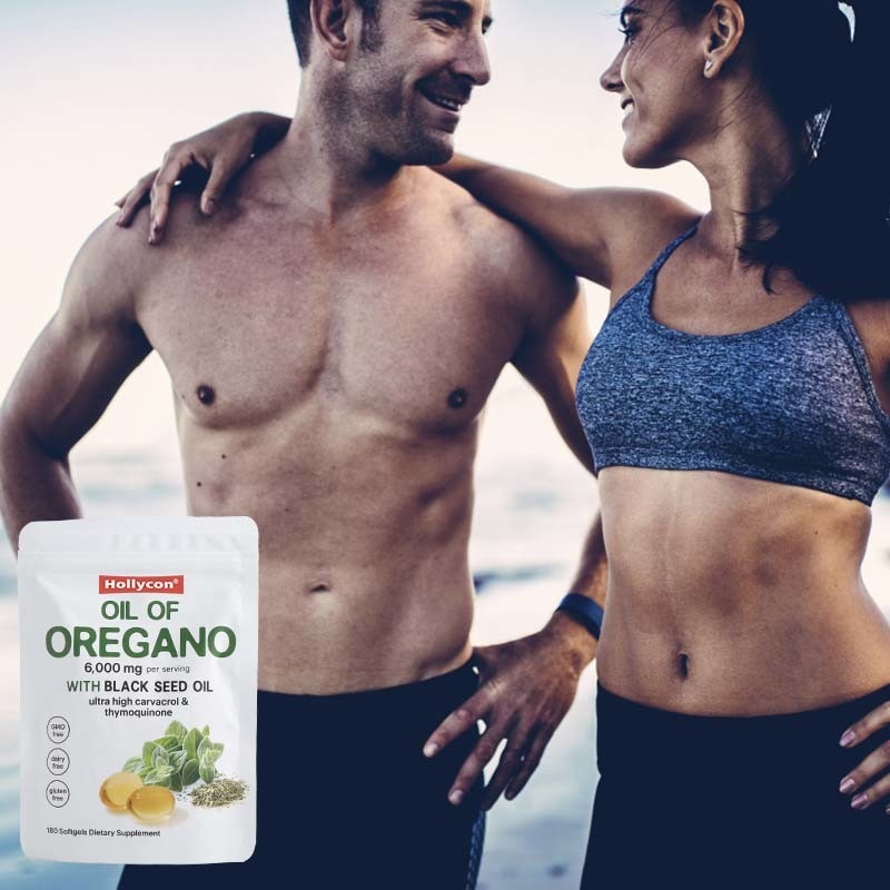 Minyak Oregano Organik Softgels 6000mg Minyak Oregano Softgels Untuk Dukungan Imun