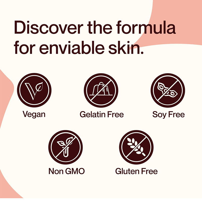 Skin Retinol Gummies dengan Biotin untuk Mencerahkan Kulit Rambut dan Kuku Anti-penuaan
