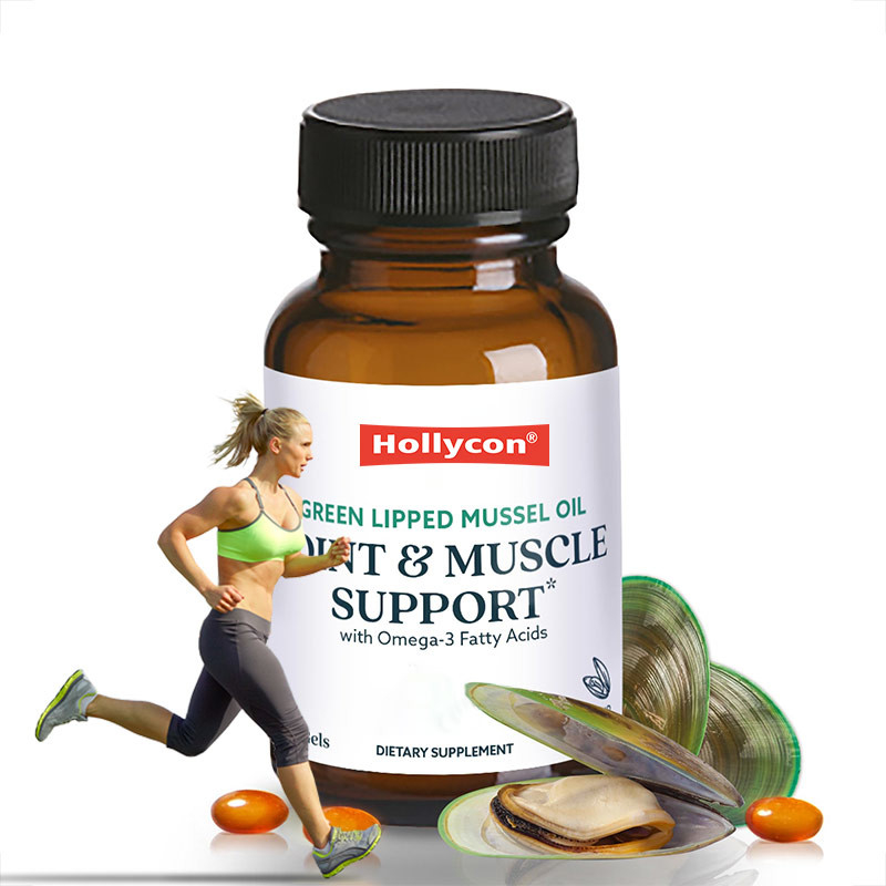 Green Lipped Mussel Softgels Omega 3-6-9 Suplemen Dukungan Sendi Omega-3 Pemasok