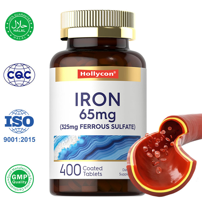 OEM Tablet Besi Besi Sulfat 365mg Untuk Produksi Sel Darah Merah