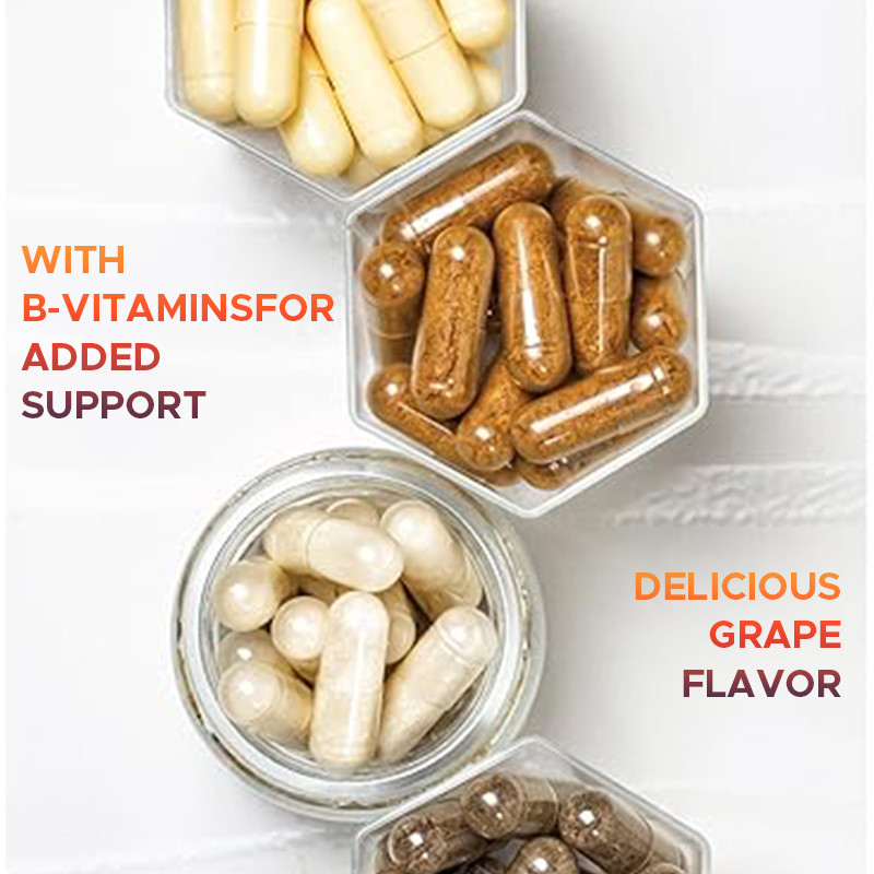 Iron Gummies Untuk Wanita 250mcg Folic Acid 18mg Iron Untuk Produksi Sel Darah Merah